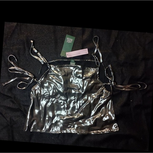 Satin Tank Top Wild Fable SKUW314 - Picture 3 of 5